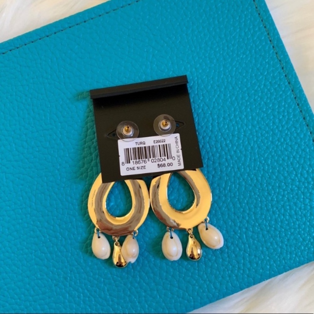 Rebecca Minkoff Louisa Shell Chandelier Earrings - Picture 4 of 8